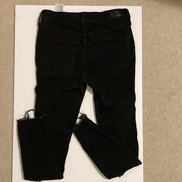 Hollister Distressed black classic stretch jeans W29 L28 High-Rise Super Skinny. - Picture 3 of 15